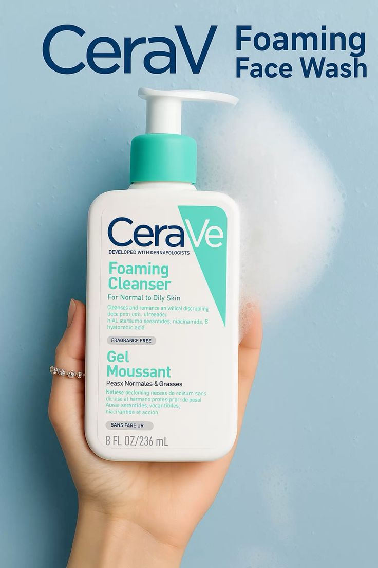 CeraVe Foaming Cleanser 0rignal for Normal to oily Skin USA Free Home Delivery